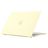 Mobigear Cream Matte MacBook Air 13 Zoll (2010-2019) Hardcase Hülle MacBook Case - Gelb - Model A1369 / A1466