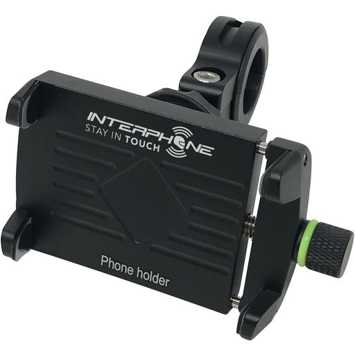 Interphone Aluminum Motocrab Lenkerhalterung Klemme Universal - Schwarz