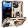 Mobigear Armor Ring iPhone 16 Pro Hülle Hardcase Backcover Stoßfest mit Ringhalter - Gold