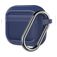 Mobigear Carbon Apple AirPods 3 Hülle Flexibles Silikon - Blau