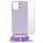 Mobilize Lanyard Gelly iPhone 13 Pro Max Flexibles TPU Handykette - Pastel Purple