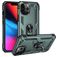 Mobigear Armor Ring iPhone 14 Pro Max Hülle Hardcase Backcover Stoßfest mit Ringhalter - Grün