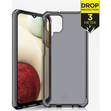 ITSkins SpectrumClear Samsung Galaxy M12 Hülle Flexibles TPU Backcover Stoßfest - Smoke