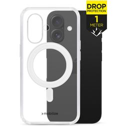 Mobilize Naked Protection Durchsichtig iPhone 16 MagSafe Hülle Hardcase Backcover Stoßfest - Transparent
