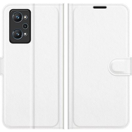 Mobigear Classic Realme GT Neo 3T Hülle Klapphülle Geldbörse - Weiß