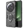 Mobigear Armor Ring Xiaomi 13 Ultra Hülle Hardcase Backcover Stoßfest mit Ringhalter - Schwarz