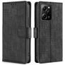 Mobigear Croco POCO X5 Pro Hülle Klapphülle Geldbörse - Schwarz
