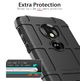 Mobigear Rugged Shield Motorola Moto G7 Play Hülle Flexibles TPU Backcover Stoßfest - Schwarz