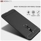 Mobigear Brushed Slim Nokia 7.1 Hülle Flexibles TPU Backcover - Schwarz