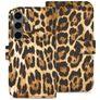 My Style Flex Wallet Samsung Galaxy S25 Hülle Klapphülle Geldbörse - Wild Leopard