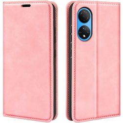 Mobigear Retro Slim HONOR X7 Hülle Klapphülle Geldbörse - Pink