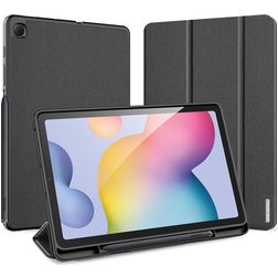 Dux Ducis Domo Samsung Galaxy Tab S6 Lite Klapphülle + Stylus-Halter - Schwarz