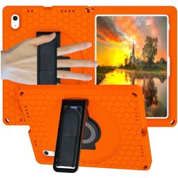 Mobigear Ruggedized iPad 11 (2025) Hülle EVA Schaum Backcover + Ständer - Orange