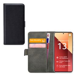 Mobilize Classic Gelly Wallet POCO M6 Pro Klapphülle Portemonnaie - Schwarz