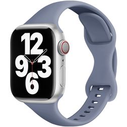 Mobigear Sport Slim Silikon Apple Watch Armband Drückerschließe - 49/46/45/44 mm - Lavendel