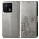 Mobigear Clover Xiaomi 13 Klapphülle Portemonnaie - Grau