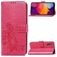 Mobigear Clover Samsung Galaxy A50 Hülle Klapphülle Geldbörse - Pink