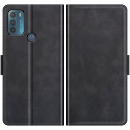 Mobigear Slim Magnet Motorola Moto G50 Hülle Klapphülle Geldbörse - Schwarz