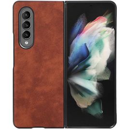 Mobigear Excellent Samsung Galaxy Z Fold 4 Hülle Hardcase Backcover - Braun Mobigear Excellent Samsung Galaxy Z Fold 4 Hülle Hardcase Backcover - Braun