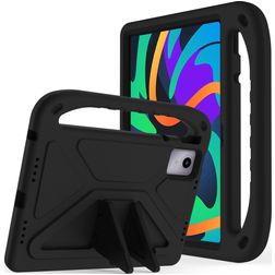 Mobigear AeroArmor Lenovo Tab P12 Tablet Hülle für Kinder mit Tragegriff + Stifthalter - Schwarz