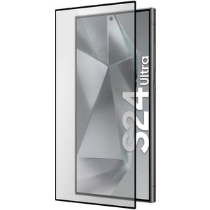 Mobiparts Regular Samsung Galaxy S24 Ultra Panzerglas Gehärtetes Glas Displayschutz - Hüllenfreundlich - Schwarz