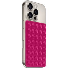 Mobiparts Sticky Pad Saugnapf-Handyhalterung - Magenta Universal