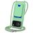 Mobigear Lanyard Card iPhone 17 Pro Silikon Handykette mit Kartenhalter - Grün