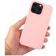 Mobigear Rubber Touch iPhone 14 Pro Silikon Hülle Backcover - Schwarz