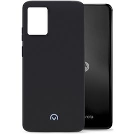 Mobilize Rubber Gelly Motorola Moto G32 Hülle Flexibles TPU Backcover - Matt Black