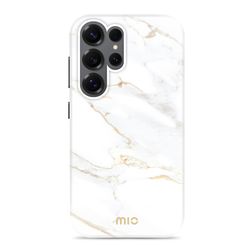 MIO Samsung Galaxy S26 Ultra MagSafe Hülle Hardcase Backcover - White Marble