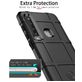 Mobigear Rugged Shield Samsung Galaxy A9 (2018) Hülle Flexibles TPU Backcover Stoßfest - Dunkelblau