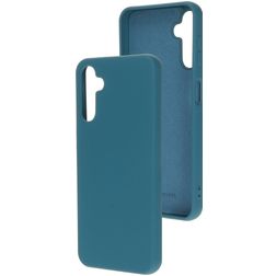 Mobiparts Samsung Galaxy A14 Silikon Hülle Backcover - Blueberry Blue