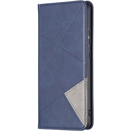 Mobigear Rhombus Slim Xiaomi 12X Hülle Klapphülle - Blau