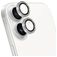 Mobiparts iPhone 16 Panzerglas Kameralinsenschutz - Hüllenfreundlich - Silber
