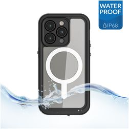 Ghostek Nautical Slim iPhone 14 Pro Wasserdicht MagSafe Hülle Hardcase Backcover Stoßfest - Schwarz