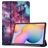 Mobigear Tri-Fold Samsung Galaxy Tab S6 Lite Hülle Klapphülle - Galaxis