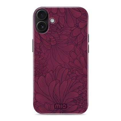 MIO iPhone 16 Plus MagSafe Hülle Hardcase Backcover - Berry Blooms