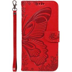 Mobigear Butterfly Xiaomi 13 Ultra Hülle Klapphülle Geldbörse - Rot
