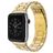 Mobigear Antwerp Edelstahl Apple Watch Armband Faltschließe - 49/46/45/44 mm - Gold