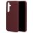 Mobiparts Samsung Galaxy S25 Silikon Hülle Backcover - Plum Red