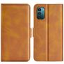 Mobigear Slim Magnet Nokia G11 Hülle Klapphülle Geldbörse - Cognac