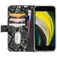 Mobilize Magnet Zipper iPhone 7 Hülle Abnehmbare 2in1 Klapphülle Geldbörse - Schwarz