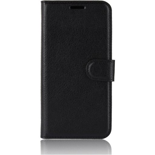 Mobigear Classic OnePlus 6 Hülle Klapphülle Geldbörse - Schwarz