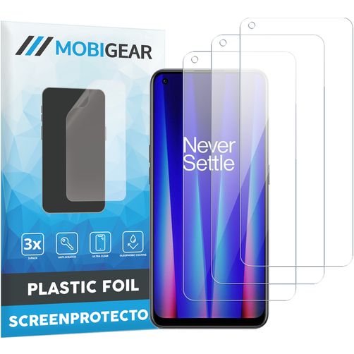 Mobigear OnePlus Nord CE 2 Displayschutz Schutzfolie - Hüllenfreundlich (3er Pack)
