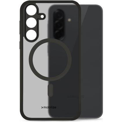 Mobilize Hybrid Samsung Galaxy A37 MagSafe Hülle Hardcase Backcover Stoßfest - Schwarz