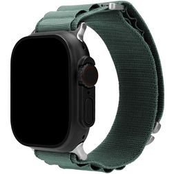 Mobilize Alpine Nylon Apple Watch Armband Dornschließe - 49/46/45/44 mm - Grün