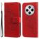 Mobigear Flowers Xiaomi Redmi 14C Hülle Klapphülle Geldbörse - Rot