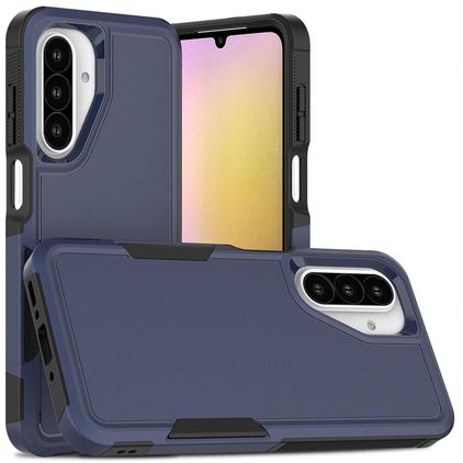 Mobigear Heavy Armor Samsung Galaxy A26 Hülle Hardcase Backcover Stoßfest - Dunkelblau