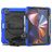 Mobigear SureGrip Xtreme iPad Pro 12.9 Zoll (2018) Hülle Kunststoff,Silikon Backcover + Stifthalter + Schulterträger + Ständer - Schwarz / Blau