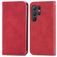 Mobigear Retro Slim Samsung Galaxy S25 Ultra Hülle Klapphülle Geldbörse - Rot
